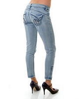 Skinny Ankle Zipper Jean