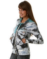Tie-Dyed Embroidered Hoodie