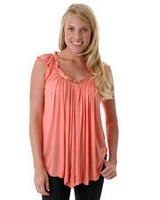 Bugle Bead Trim Goddess Top