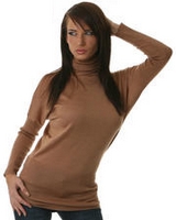 Dolman Sleeve Turtleneck Sweater