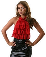 Ruffle Halter Top
