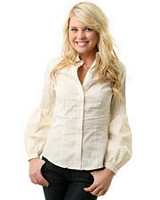Pintuck Blouse