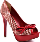 Beth (Red Woven Patent)