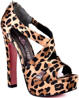 Casey (Leopard Crystal Satin)