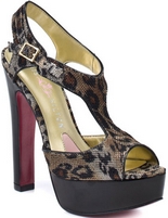 Liza (Coffee Leopard Glitter)