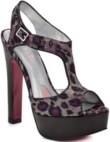 Liza (Purple Leopard Glitter)