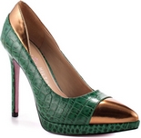 Samara (Olive Croco Pewter)