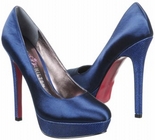 Patty (Navy Satin)