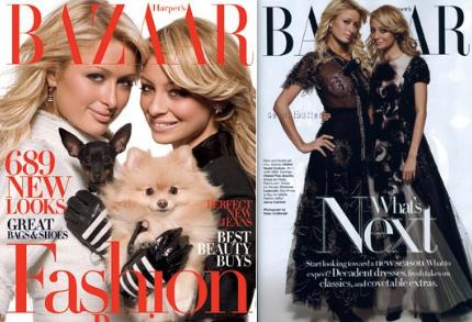 Happer’s Bazaar: Paris Hilton & Nicole Richie