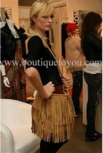 JJ Winters Suede Fringe Bag