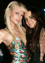 Paris Hilton and Lindsay Lohan