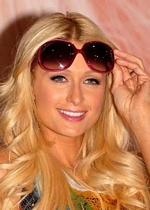 Paris Hilton promo for handbag line