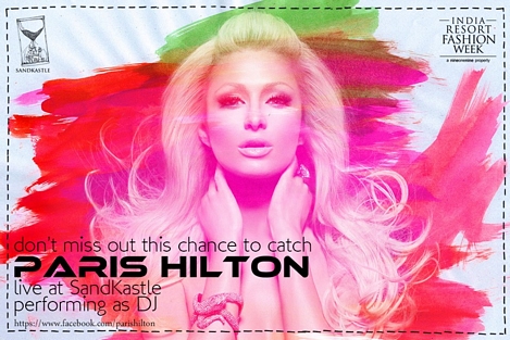 paris hilton india